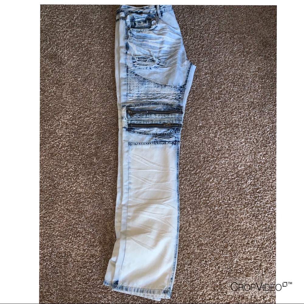 Biker jeans
